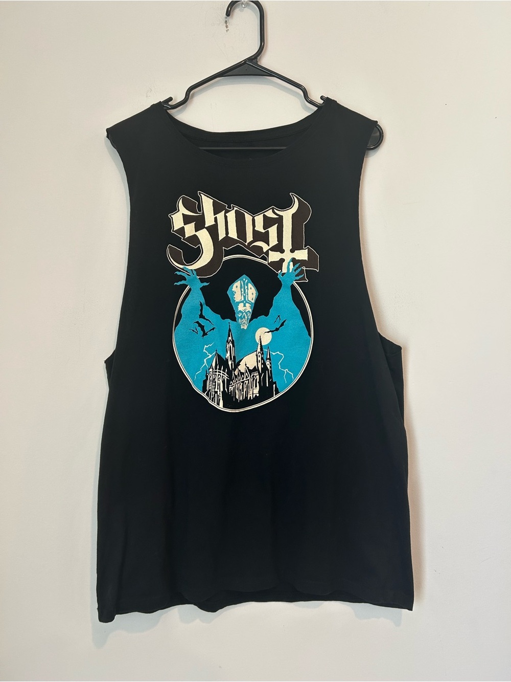 Ghost XL Black Sleeveless T-shirt